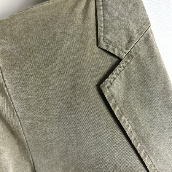 Vintage The Territory Ahead Silk & Cotton Blend Elongated Field Utility Blazer - Picture 2 of 10